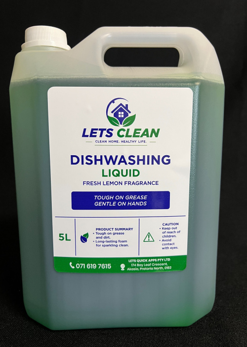 Lets Clean Dishwashing Liquid 5L